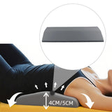 Maxbell Waist Pillow for Bed Ergonomic Portable Birthday Gift Support Cushion Dark Gray