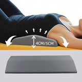 Maxbell Waist Pillow for Bed Ergonomic Portable Birthday Gift Support Cushion Dark Gray