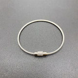 Maxbell 10 Pieces Wire Keychain Cable Steel Wire Cable Keychain Rings for Flashlight