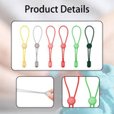 Maxbell 6x Adjustable Clay Bag Ties Sturdy Bag Closure for Market Cafe Shopping Mall