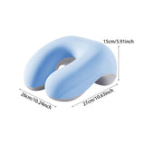 Maxbell Desk Napping Pillow with Zipper Office Sleeping Pillow for Car Office School Blue