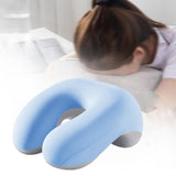 Maxbell Desk Napping Pillow with Zipper Office Sleeping Pillow for Car Office School Blue