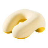 Maxbell Desk Napping Pillow with Zipper Office Sleeping Pillow for Car Office School Yellow