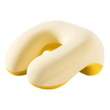 Maxbell Desk Napping Pillow with Zipper Office Sleeping Pillow for Car Office School Yellow