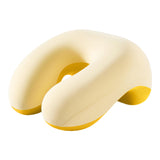 Maxbell Desk Napping Pillow with Zipper Office Sleeping Pillow for Car Office School Yellow