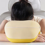 Maxbell Desk Napping Pillow with Zipper Office Sleeping Pillow for Car Office School Yellow
