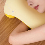 Maxbell Desk Napping Pillow with Zipper Office Sleeping Pillow for Car Office School Yellow