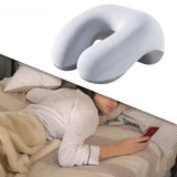 Maxbell Desk Napping Pillow with Zipper Office Sleeping Pillow for Car Office School Gray
