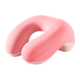 Maxbell Desk Napping Pillow with Zipper Office Sleeping Pillow for Car Office School Pink