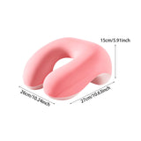 Maxbell Desk Napping Pillow with Zipper Office Sleeping Pillow for Car Office School Pink