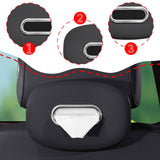Maxbell Car Tissue Holder Silicone for Outdoor Travel Trucks Center Consoles Armrest Black