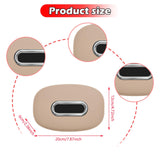 Maxbell Car Tissue Holder Silicone for Outdoor Travel Trucks Center Consoles Armrest Beige