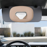 Maxbell Car Tissue Holder Silicone for Outdoor Travel Trucks Center Consoles Armrest Beige