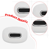 Maxbell Car Tissue Holder Silicone for Outdoor Travel Trucks Center Consoles Armrest White