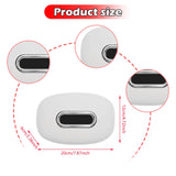 Maxbell Car Tissue Holder Silicone for Outdoor Travel Trucks Center Consoles Armrest White