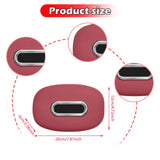 Maxbell Car Tissue Holder Silicone for Outdoor Travel Trucks Center Consoles Armrest Red