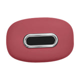 Maxbell Car Tissue Holder Silicone for Outdoor Travel Trucks Center Consoles Armrest Red