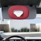 Maxbell Car Tissue Holder Silicone for Outdoor Travel Trucks Center Consoles Armrest Red