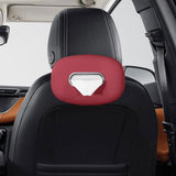 Maxbell Car Tissue Holder Silicone for Outdoor Travel Trucks Center Consoles Armrest Red