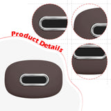 Maxbell Car Tissue Holder Silicone for Outdoor Travel Trucks Center Consoles Armrest Brown