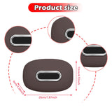 Maxbell Car Tissue Holder Silicone for Outdoor Travel Trucks Center Consoles Armrest Brown