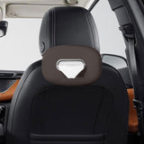 Maxbell Car Tissue Holder Silicone for Outdoor Travel Trucks Center Consoles Armrest Brown