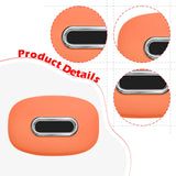 Maxbell Car Tissue Holder Silicone for Outdoor Travel Trucks Center Consoles Armrest Orange