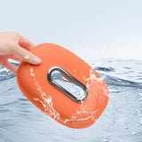 Maxbell Car Tissue Holder Silicone for Outdoor Travel Trucks Center Consoles Armrest Orange