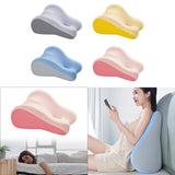 Maxbell Leg Support and Elevate Pillow Ergonomic Memory Foam Reading Pillow for Dorm Gray