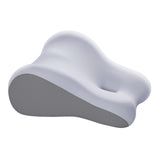 Maxbell Leg Support and Elevate Pillow Ergonomic Memory Foam Reading Pillow for Dorm Gray