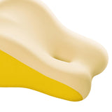 Maxbell Leg Support and Elevate Pillow Ergonomic Memory Foam Reading Pillow for Dorm Yellow