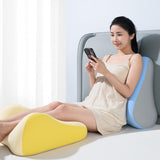 Maxbell Leg Support and Elevate Pillow Ergonomic Memory Foam Reading Pillow for Dorm Yellow