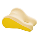 Maxbell Leg Support and Elevate Pillow Ergonomic Memory Foam Reading Pillow for Dorm Yellow