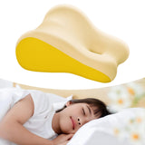 Maxbell Leg Support and Elevate Pillow Ergonomic Memory Foam Reading Pillow for Dorm Yellow