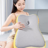 Maxbell Leg Support and Elevate Pillow Ergonomic Memory Foam Reading Pillow for Dorm Yellow