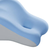Maxbell Leg Support and Elevate Pillow Ergonomic Memory Foam Reading Pillow for Dorm Blue
