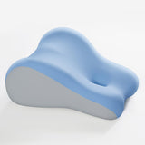 Maxbell Leg Support and Elevate Pillow Ergonomic Memory Foam Reading Pillow for Dorm Blue