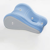 Maxbell Leg Support and Elevate Pillow Ergonomic Memory Foam Reading Pillow for Dorm Blue