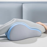 Maxbell Leg Support and Elevate Pillow Ergonomic Memory Foam Reading Pillow for Dorm Blue