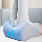 Maxbell Leg Support and Elevate Pillow Ergonomic Memory Foam Reading Pillow for Dorm Blue