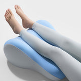 Maxbell Leg Support and Elevate Pillow Ergonomic Memory Foam Reading Pillow for Dorm Blue