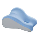 Maxbell Leg Support and Elevate Pillow Ergonomic Memory Foam Reading Pillow for Dorm Blue