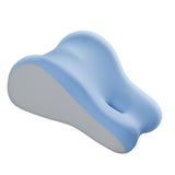 Maxbell Leg Support and Elevate Pillow Ergonomic Memory Foam Reading Pillow for Dorm Blue