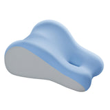 Maxbell Leg Support and Elevate Pillow Ergonomic Memory Foam Reading Pillow for Dorm Blue