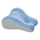 Maxbell Leg Support and Elevate Pillow Ergonomic Memory Foam Reading Pillow for Dorm Blue