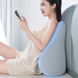 Maxbell Leg Support and Elevate Pillow Ergonomic Memory Foam Reading Pillow for Dorm Blue