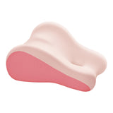 Maxbell Leg Support and Elevate Pillow Ergonomic Memory Foam Reading Pillow for Dorm Pink