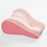 Maxbell Leg Support and Elevate Pillow Ergonomic Memory Foam Reading Pillow for Dorm Pink