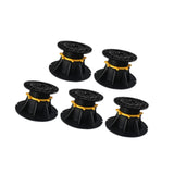 Maxbell 5Pcs Bed Beams Support Foot Adjustable Bed Center Slat Support Leg for Chair 9cm to 12cm