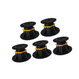 Maxbell 5Pcs Bed Beams Support Foot Adjustable Bed Center Slat Support Leg for Chair 9cm to 12cm